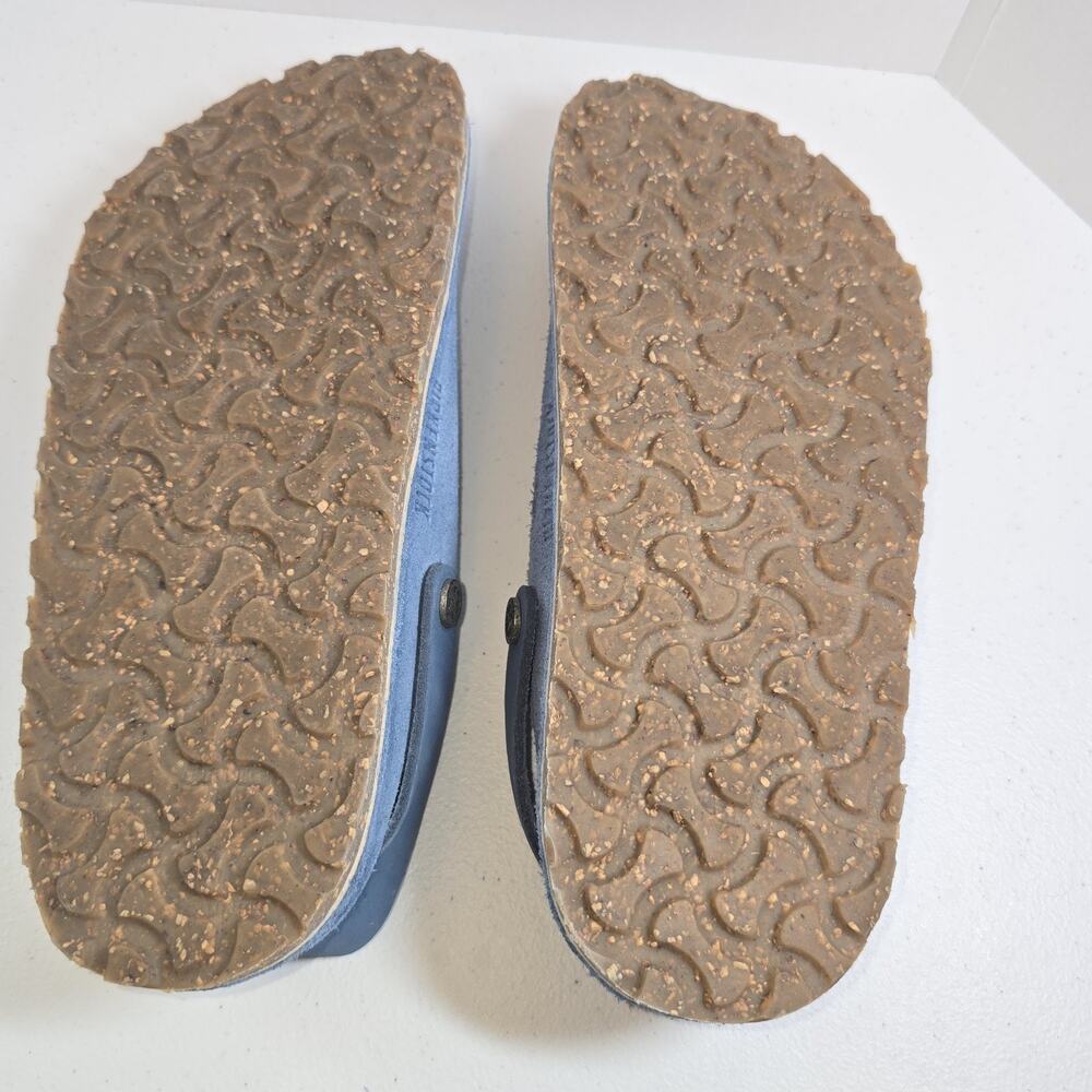 Birkenstock Lutry Premium Suede Elemental Blue EU38/ W 7-7.5 NWOB - Picture 11 of 11